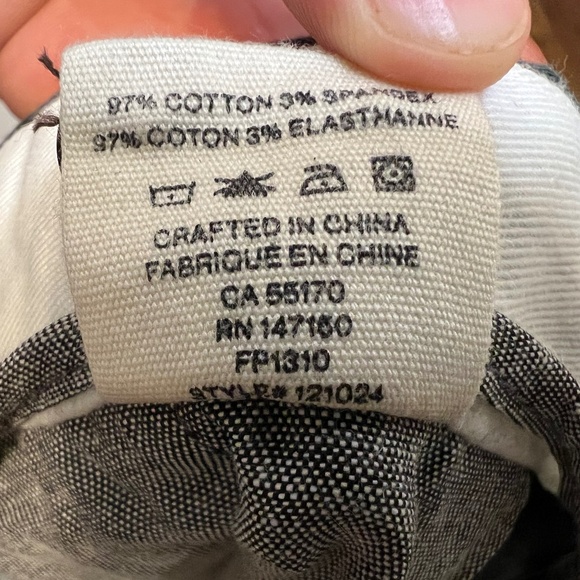 Frank And Oak Men’s Green Chino Pants Newport Straight Leg Cotton 32x32 NWT - Picture 12 of 12